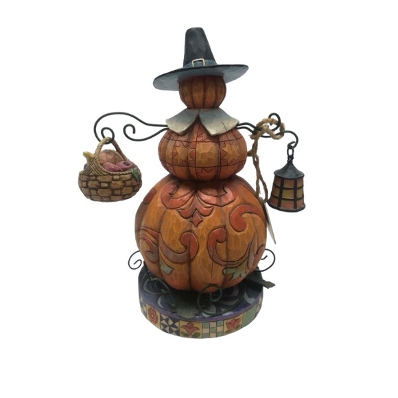 Jim Shore Heartwood Creek Pumpkin Patch Pilgrim Figurine 4009013 2017 - Picture 7 of 7